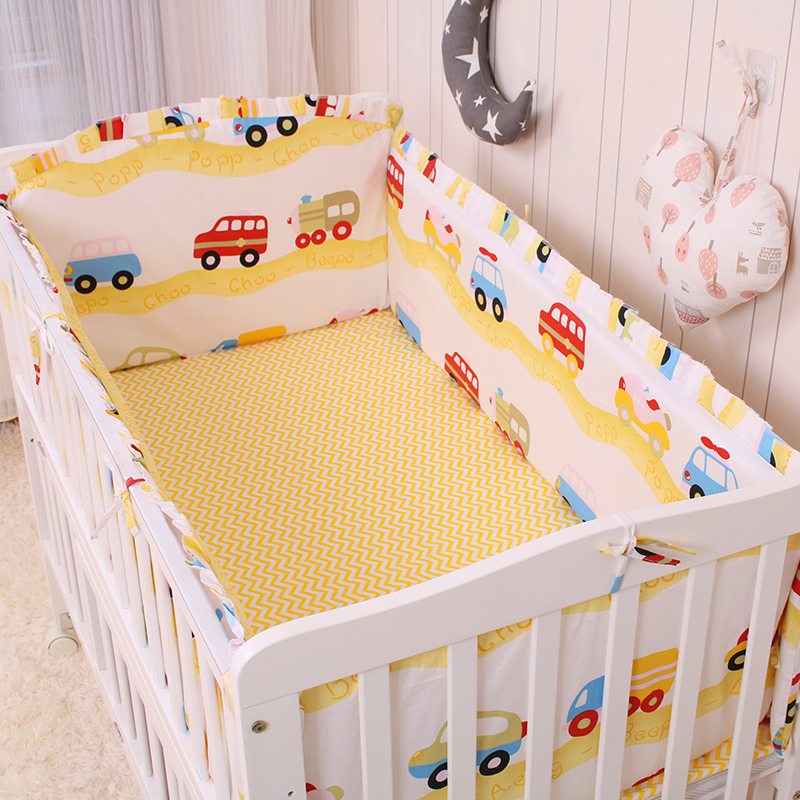 Factory direct baby bedding Cotton bed circumference thickened anti-collision baby children alone four sides of the thick bed circumference can be removed and washed