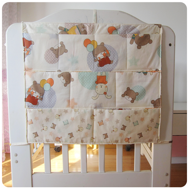Bộ đồ giường cho bé đầu giường đa chức năng lưu trữ túi cotton đa năng lưu trữ túi đầu giường treo túi tã máy giặt - Túi ngủ / Mat / Gối / Ded stuff bộ đồ giường cho trẻ em