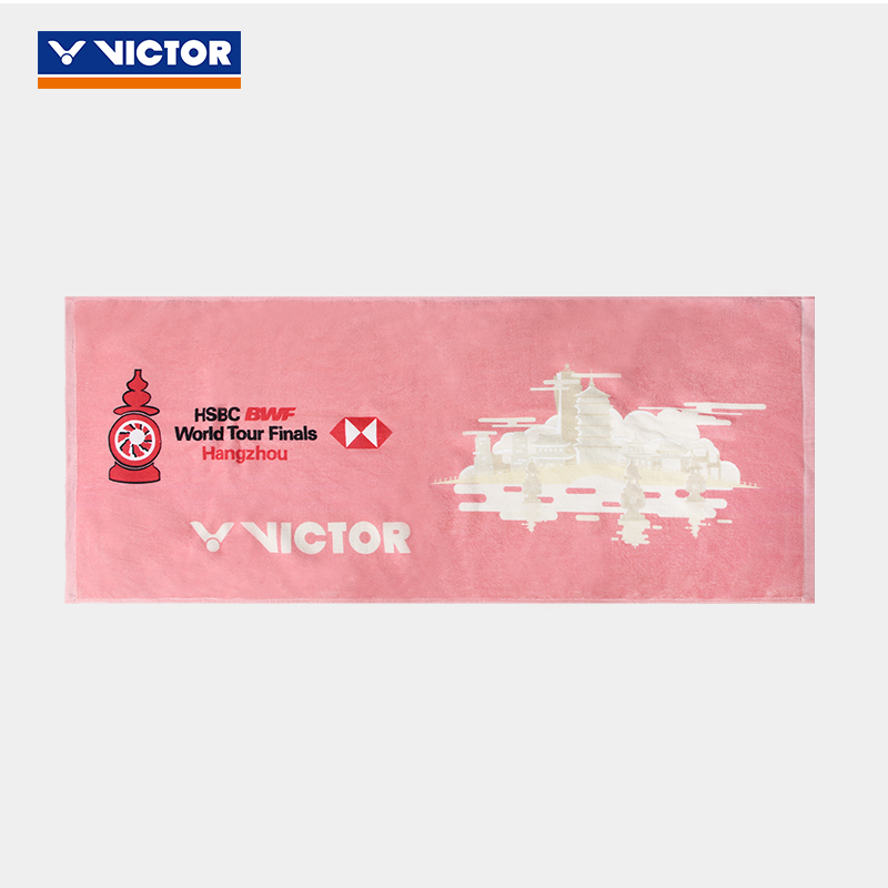 2023 World Tour Finals VICTOR Victory Sport towel TW407WT Sweat Pure Cotton Towel-Taobao