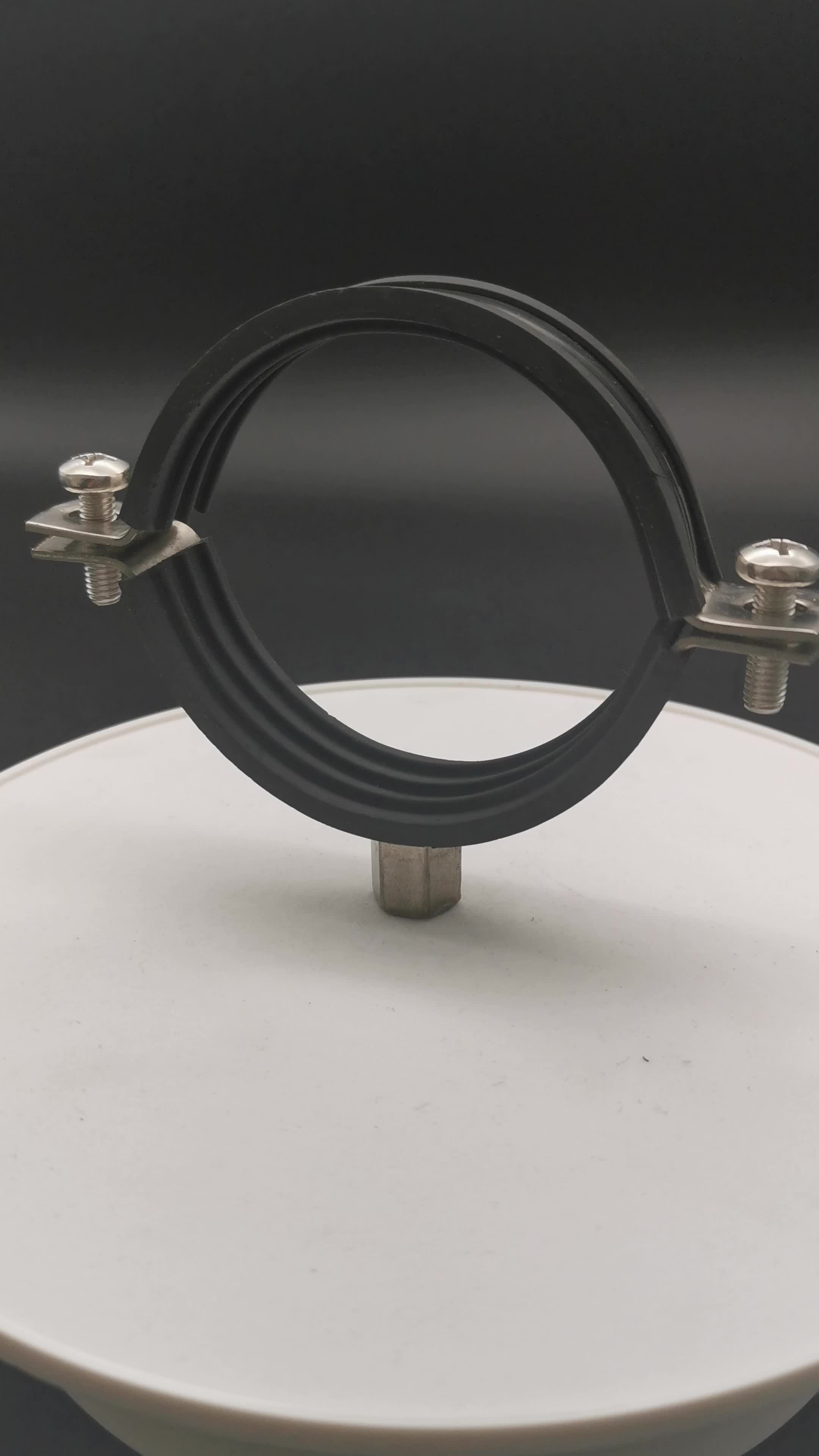 Galvanized Iron Epdm Rubber Pipe Clamp Buy Galvanized Iron Pipe Clamp