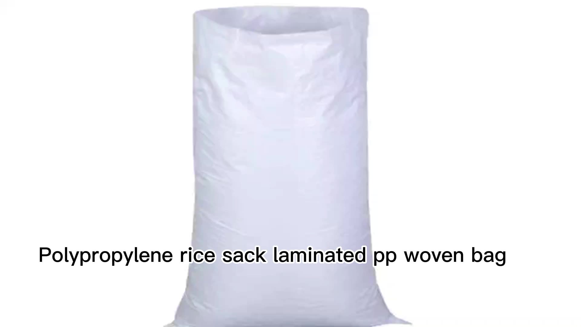 Recyclable Empty 50kg 100kg White Rice Pp Sacks Bopp Inner Bag Woven