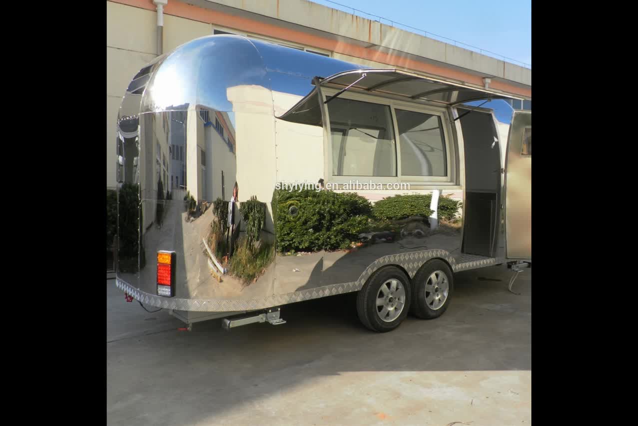 Yy Bt600 Shanghai Yiying Stainless Steel Food Truck Trailer