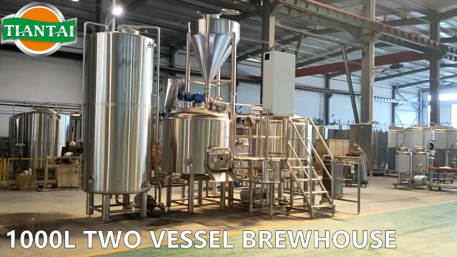 800l Micro Brewery Plant With Barley Malt Fermenting For Craft Beer