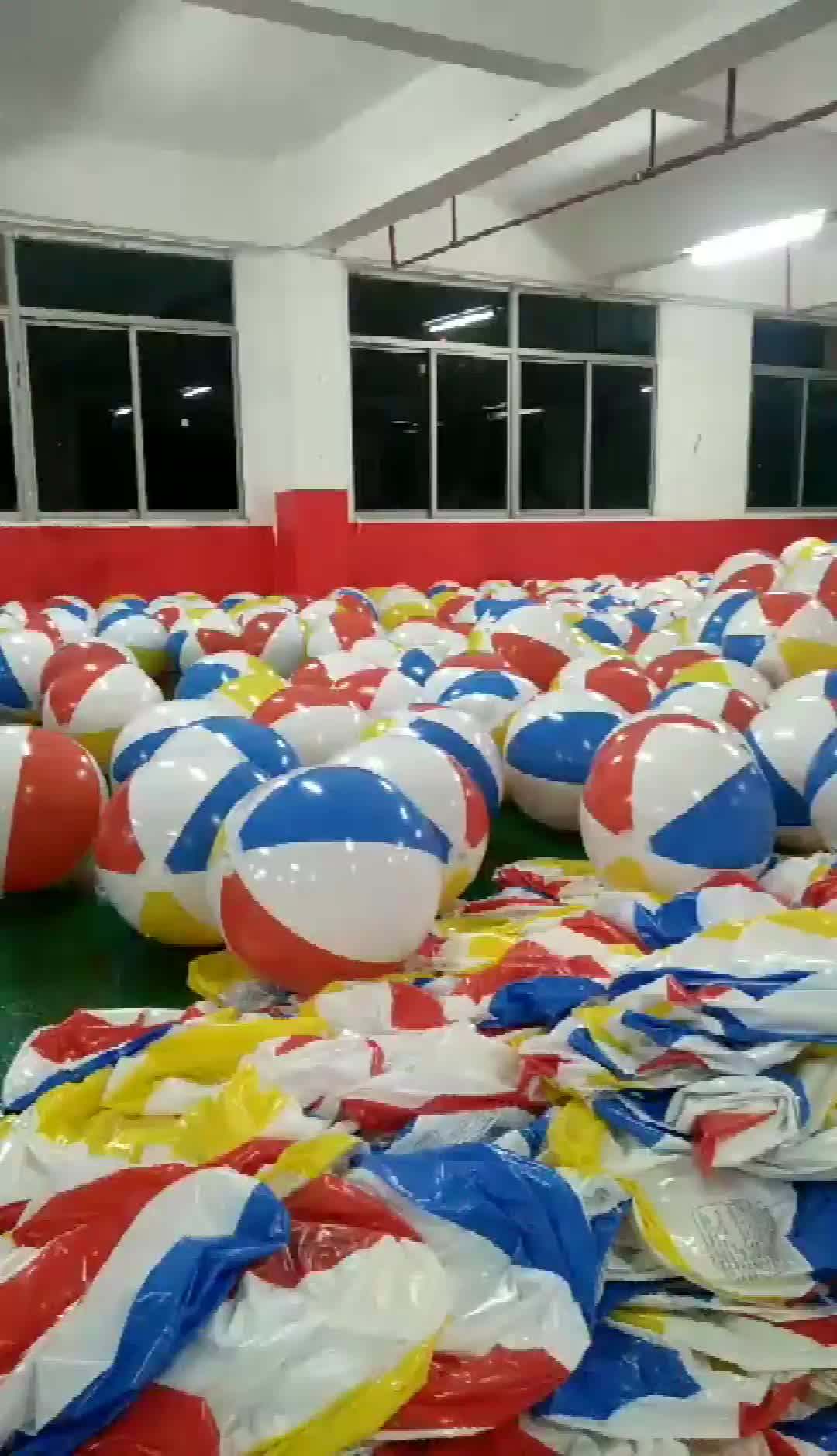 Promotional Wholesale Logo Customized Printed Inflatable Beach Ball For