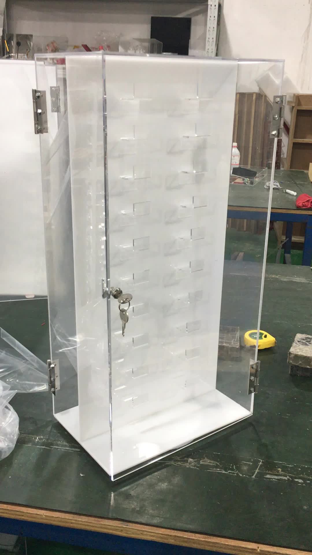 Led Illuminated Plexiglass Knife Display Rack Acrylic Blades Knives Showcase Buy Led