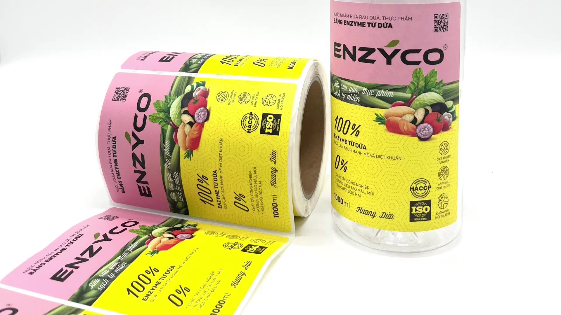 Custom Printed Waterproof Food Labels Oem Odm From Manufacturer Vietnam