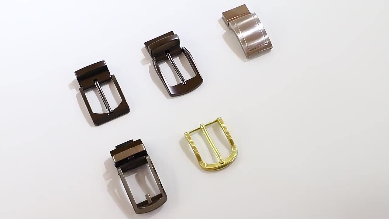 Durable 40mm Pin Belt Buckle - Silver Color Men's Single Pin