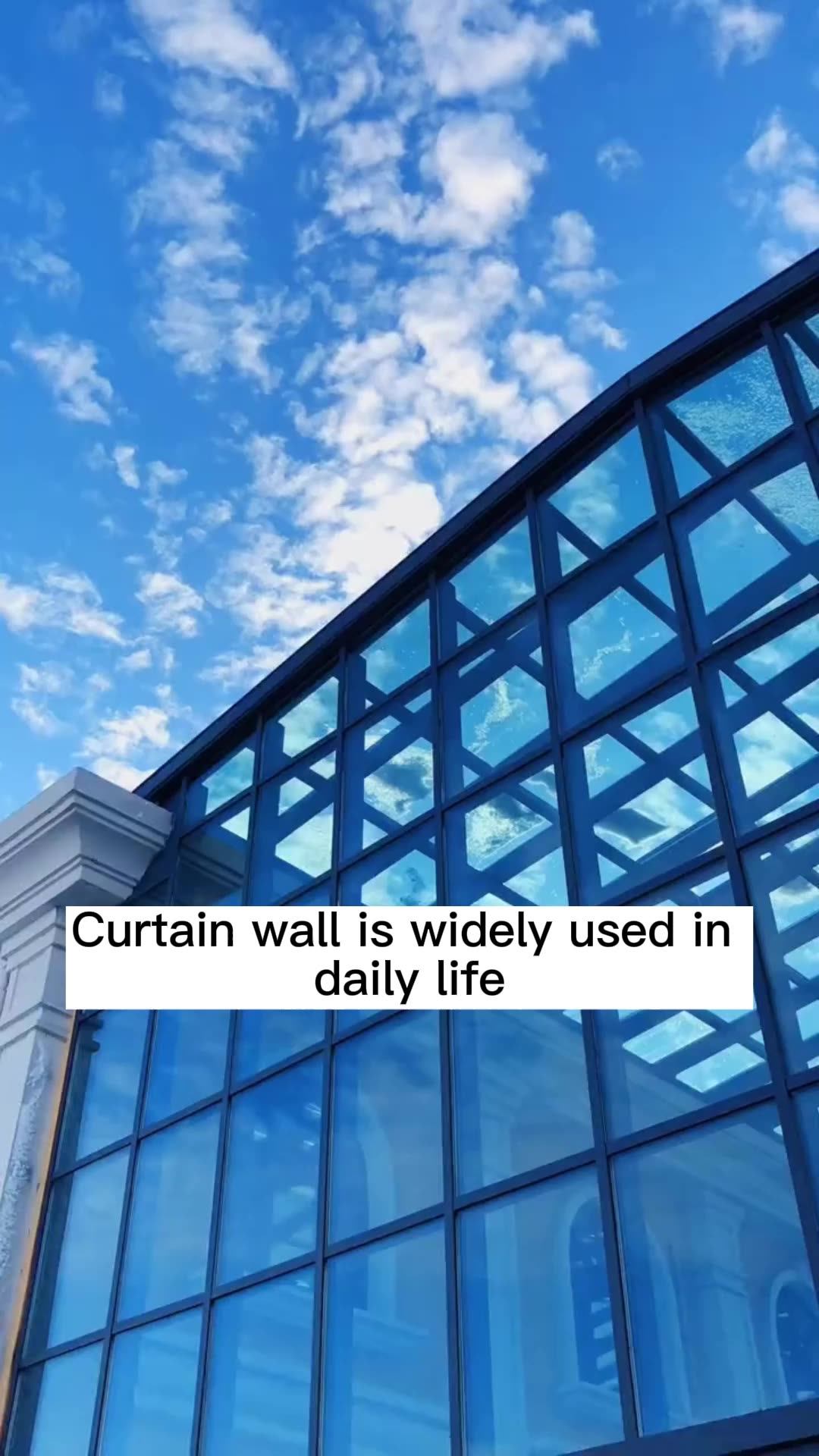 Glass Curtain Wall For Building Aluminum Profile Glazing Aluminum Curtain Wall Facade Low E