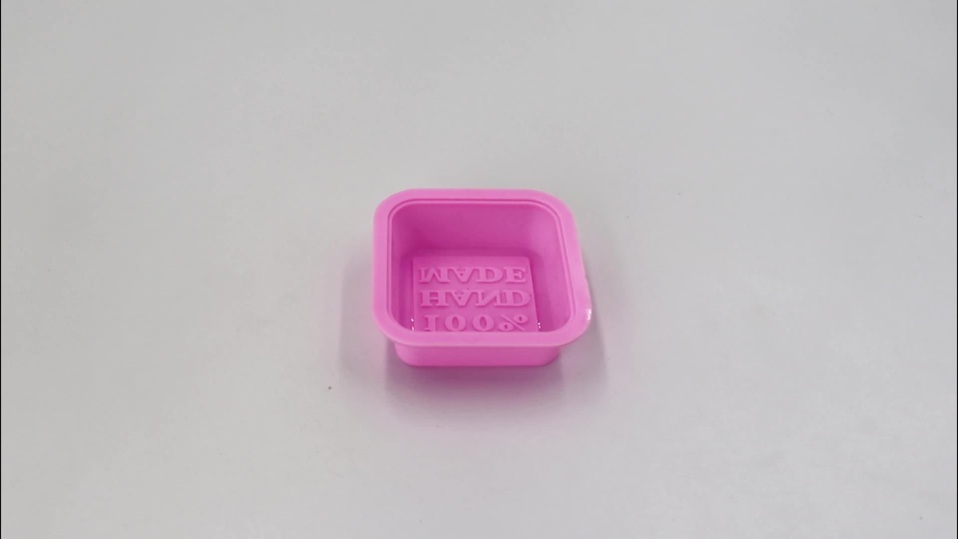 2023 Hot Sales Non Stick Customized Soap Molds Durable Small Square
