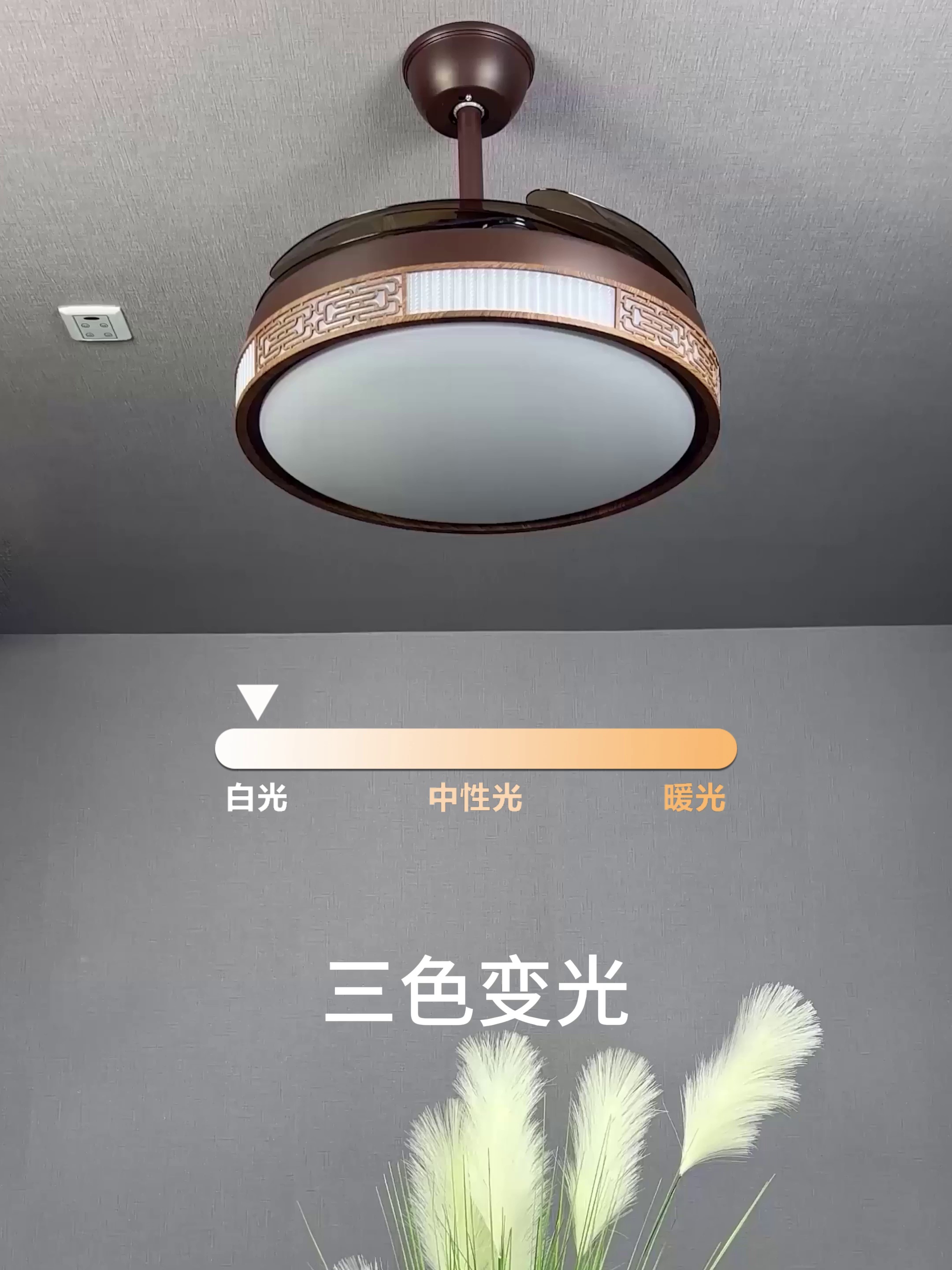 新中式风扇灯，客厅餐厅的美学新宠风扇灯✨