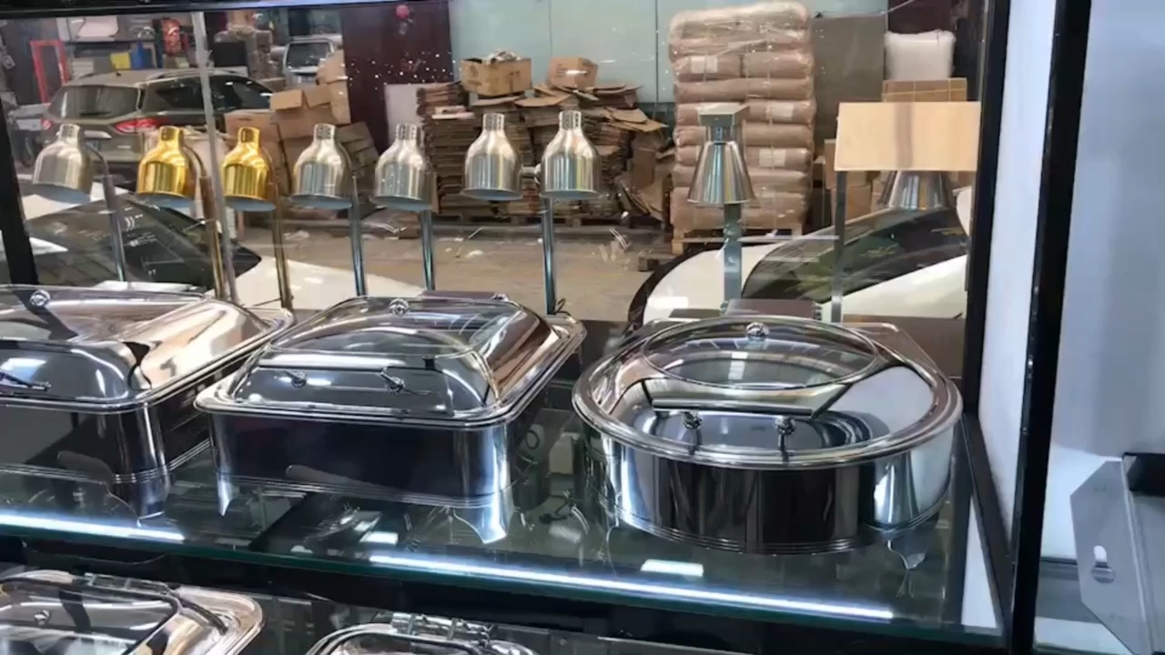 Luxury Buffet Chafing Dish In Dubai Stainless Steel Chef 9 Litre Food