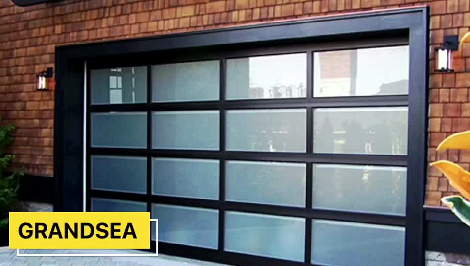 Aluminum Alloy Material Frosted Glass Modern New Black Sectional