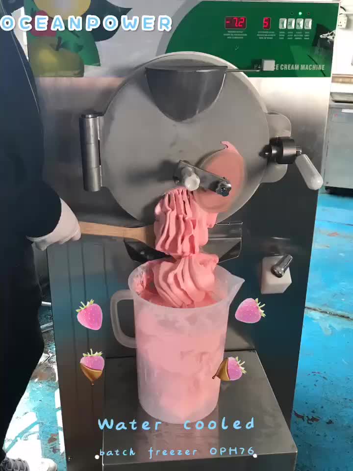 Gelato Commercial Hard Ice Cream Machine Oceanpower Oph76 Buy Gelato