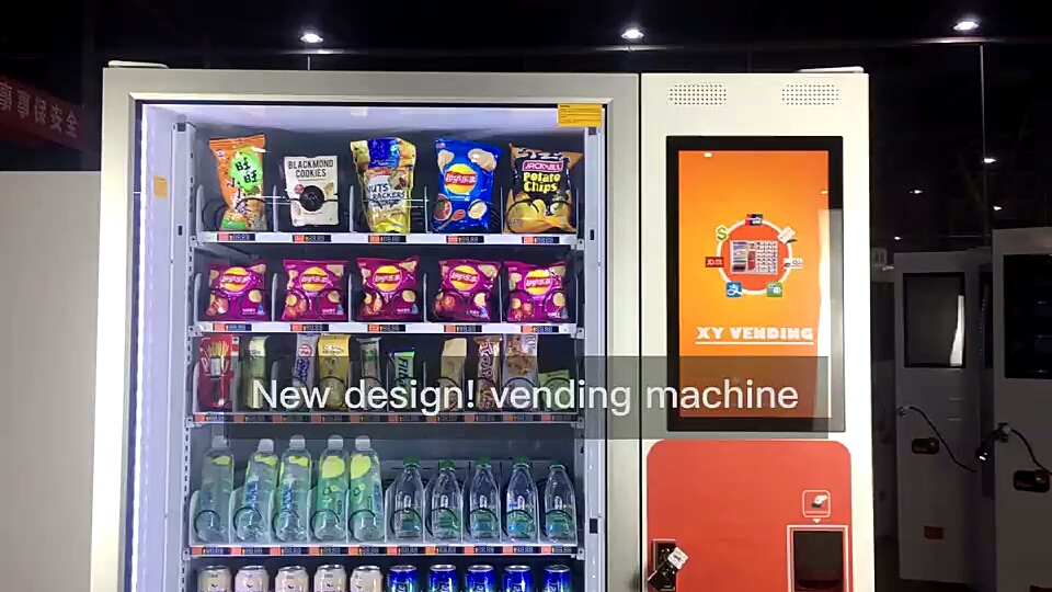 21.5 Inches Touch Screen Vending Machine For Drink Snack Buy Vending