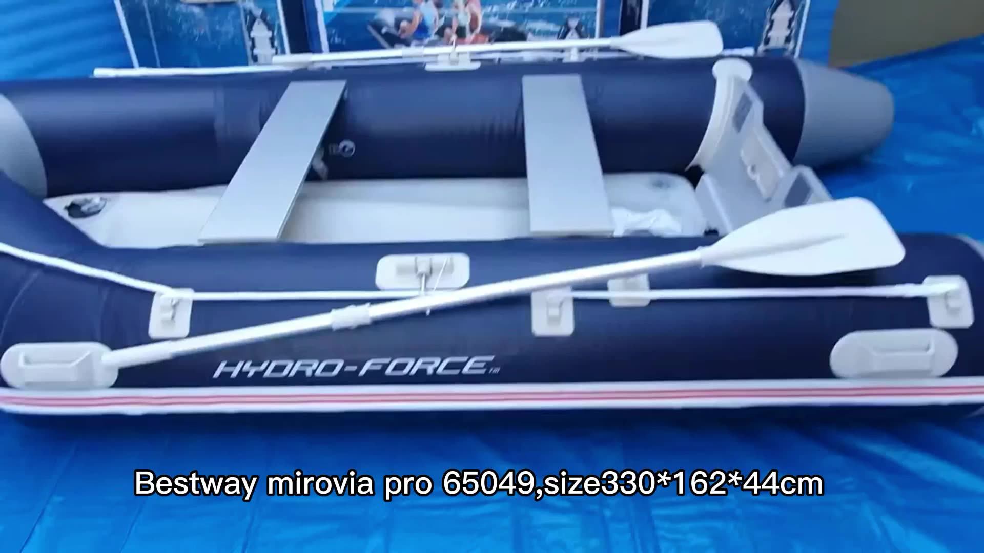 Bestway Hydro Force Nav Rapids 3 Person Inflatable Sail Boat With