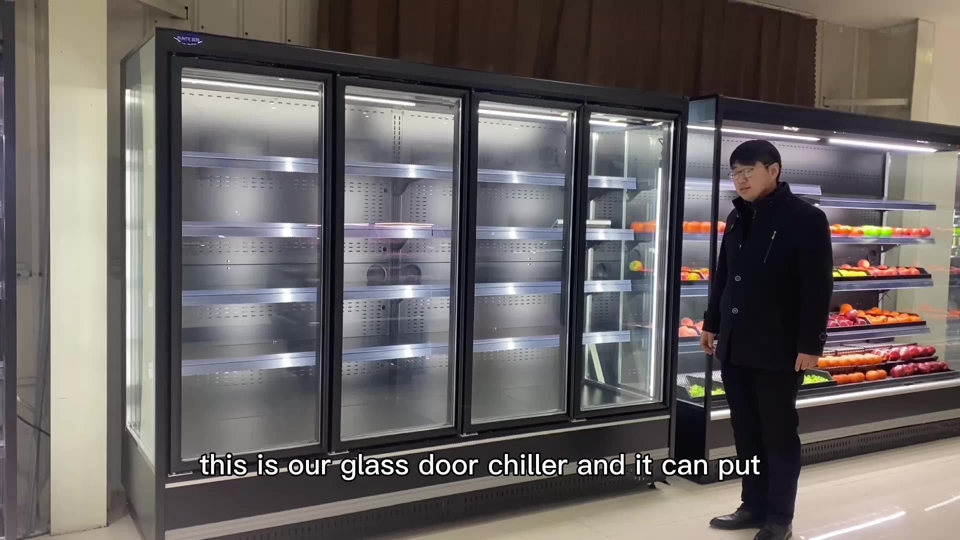 Locking Door Refrigerator Luxury Energy Drink Display Fridge Reach In Beer Commercial Pushpull