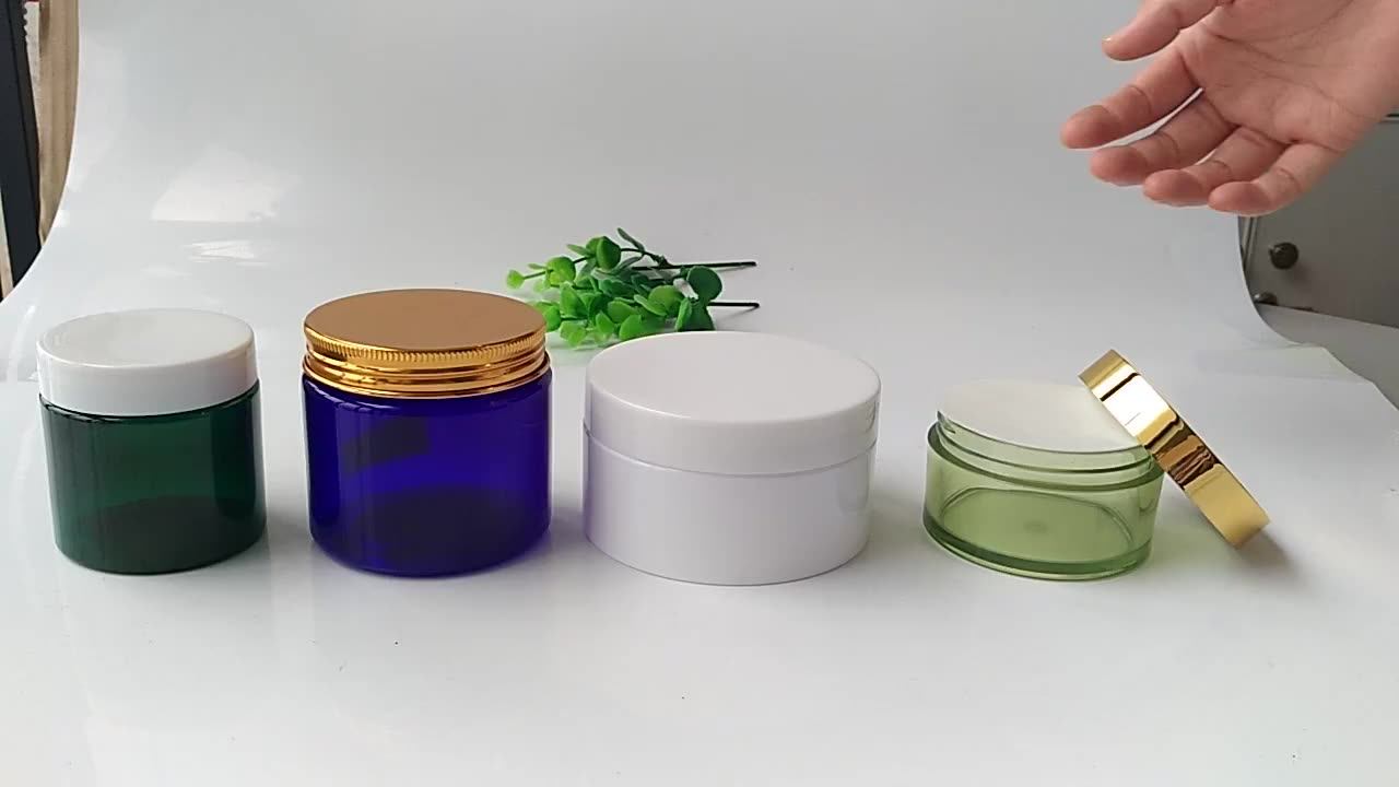 Elegant Cosmetic Jars Luxury Plastic Jars With Lids Face Cream Cosmetic