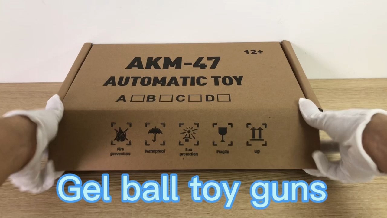 M416 Automatic Gel Water Ball Gun Electric Splatter Ball Guns Toy With