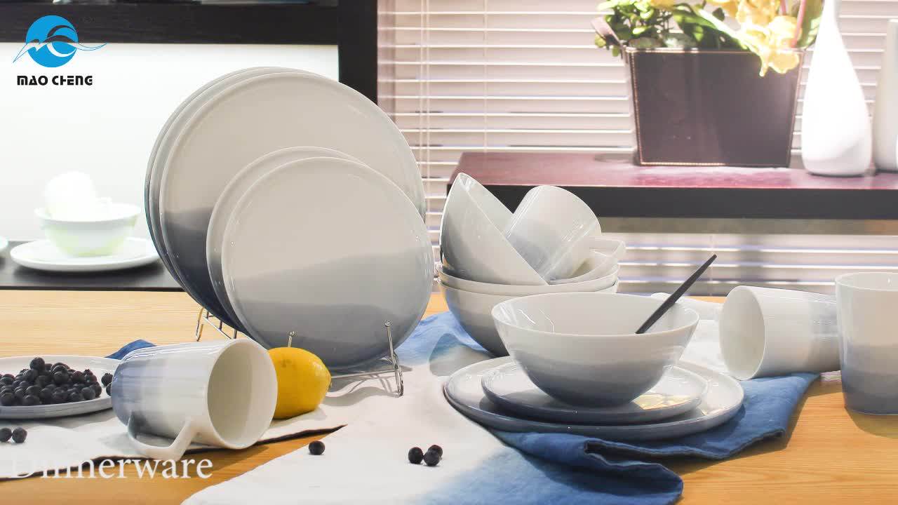 Bluk China Supplier Round Vintage Wedding Moroccan Ceramic Breakable