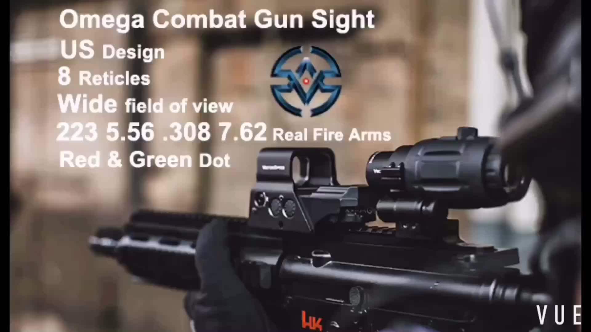 Vector Optics Omega Tactical Ar15 8 Reticles Tactical Reflex Green And