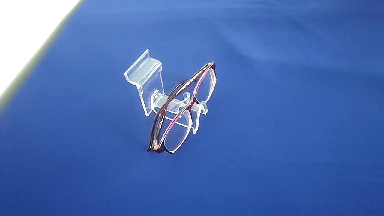High Quality Acrylic Slatwall Eyewear Holder Sunglass Eyeglass Display