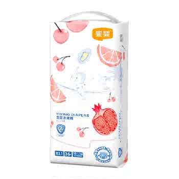 宜婴全包臀弱酸水果小内裤S-4XL任选尿不湿纸尿裤超薄透气拉拉裤实付138元到手包邮