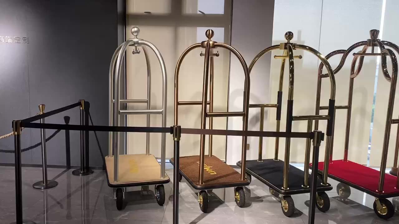 Classical Elegance Five Star Hotel Bellman's Luggage Cart/luggage