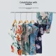 Women's cotton silk pajamas summer thin short-sleeved loose home wear for middle-aged and elderly mothers two-piece set plus size can be worn outside