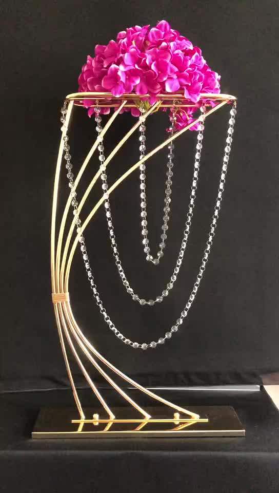 Tall Metal Flower Stand Table Centerpiece For Wedding Decoration Buy