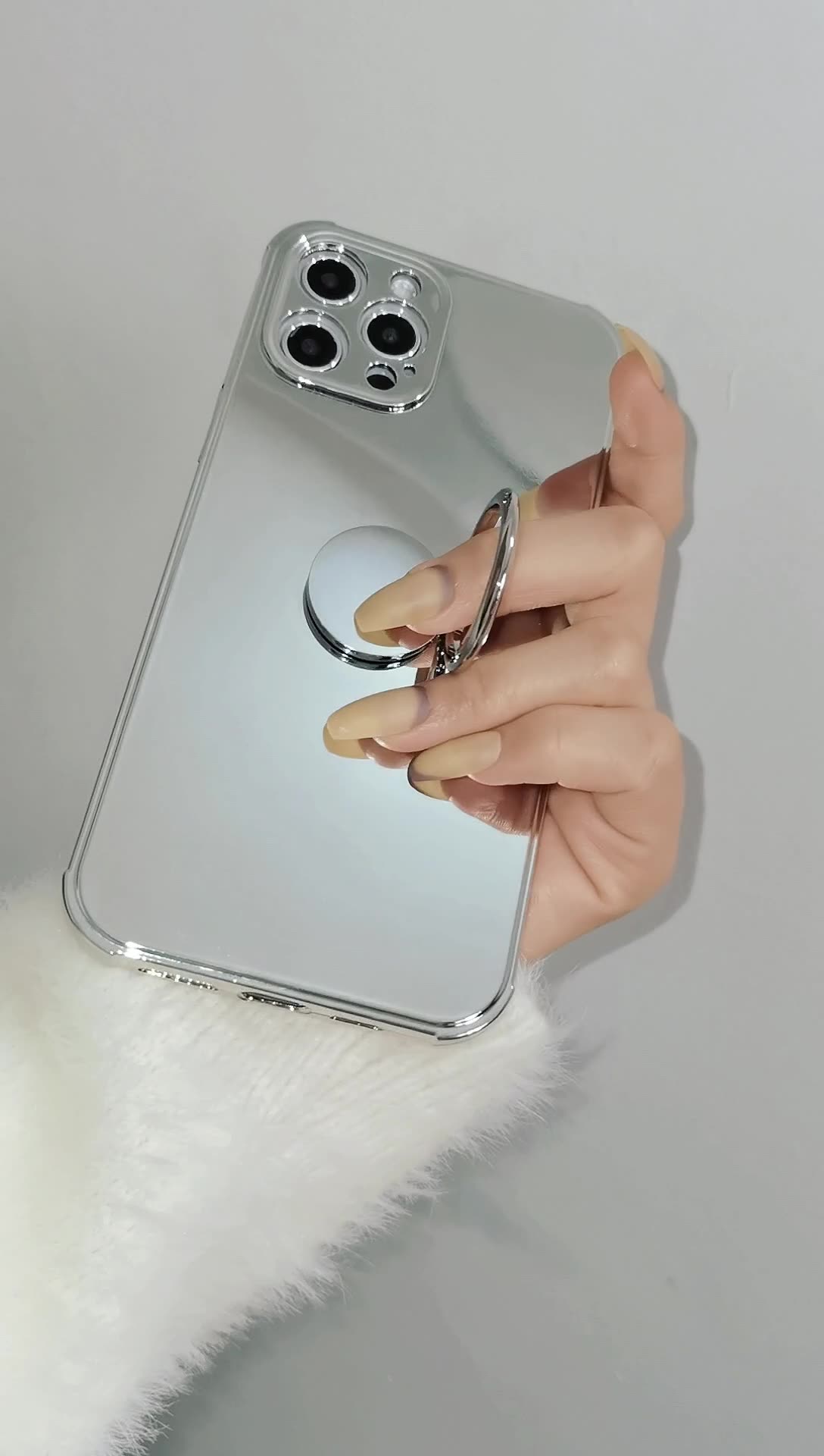 Luxury Gold Plated Electroplated Phone Case For iPhone 13 12 Pro Max 11 X Xsmax XR 8 7 Plus Mirror Flip Coque Lens Protection best iphone 13 pro max case