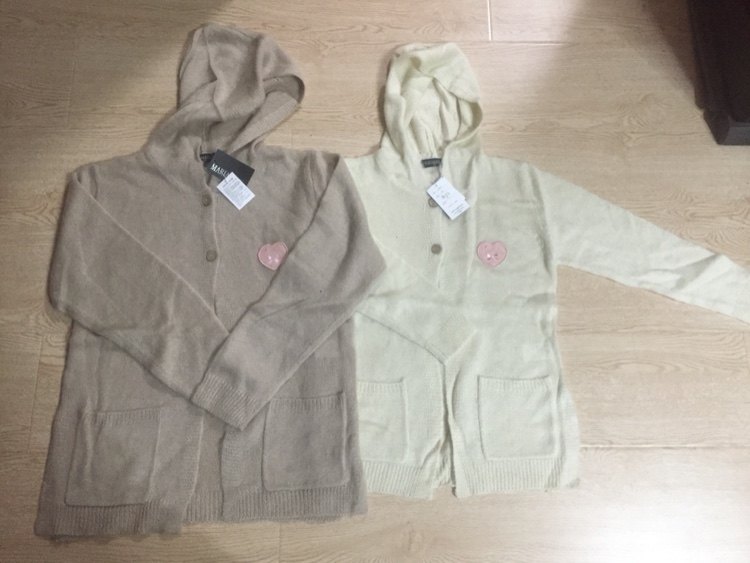 Exit Japan mariarjue Children's sweater-knitted sweatshirt cardiovercoat T33