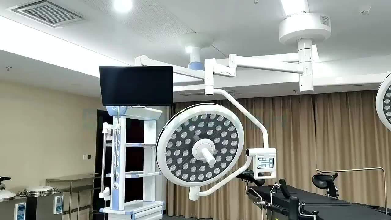 Aglt022 Surgical Medical Ceiling Shadowless Double Head Dental Led Operating Room Lighting Lamp