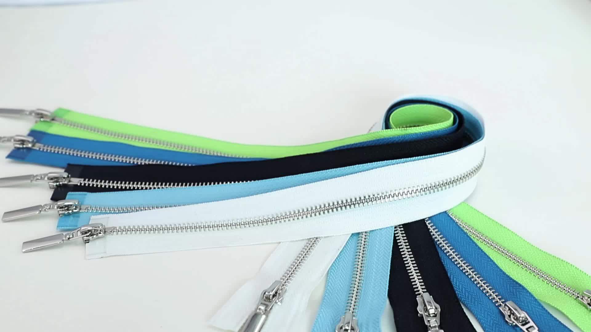 Wholesale Custom Made High Quality 5 Black Nylon Long Chain Coil