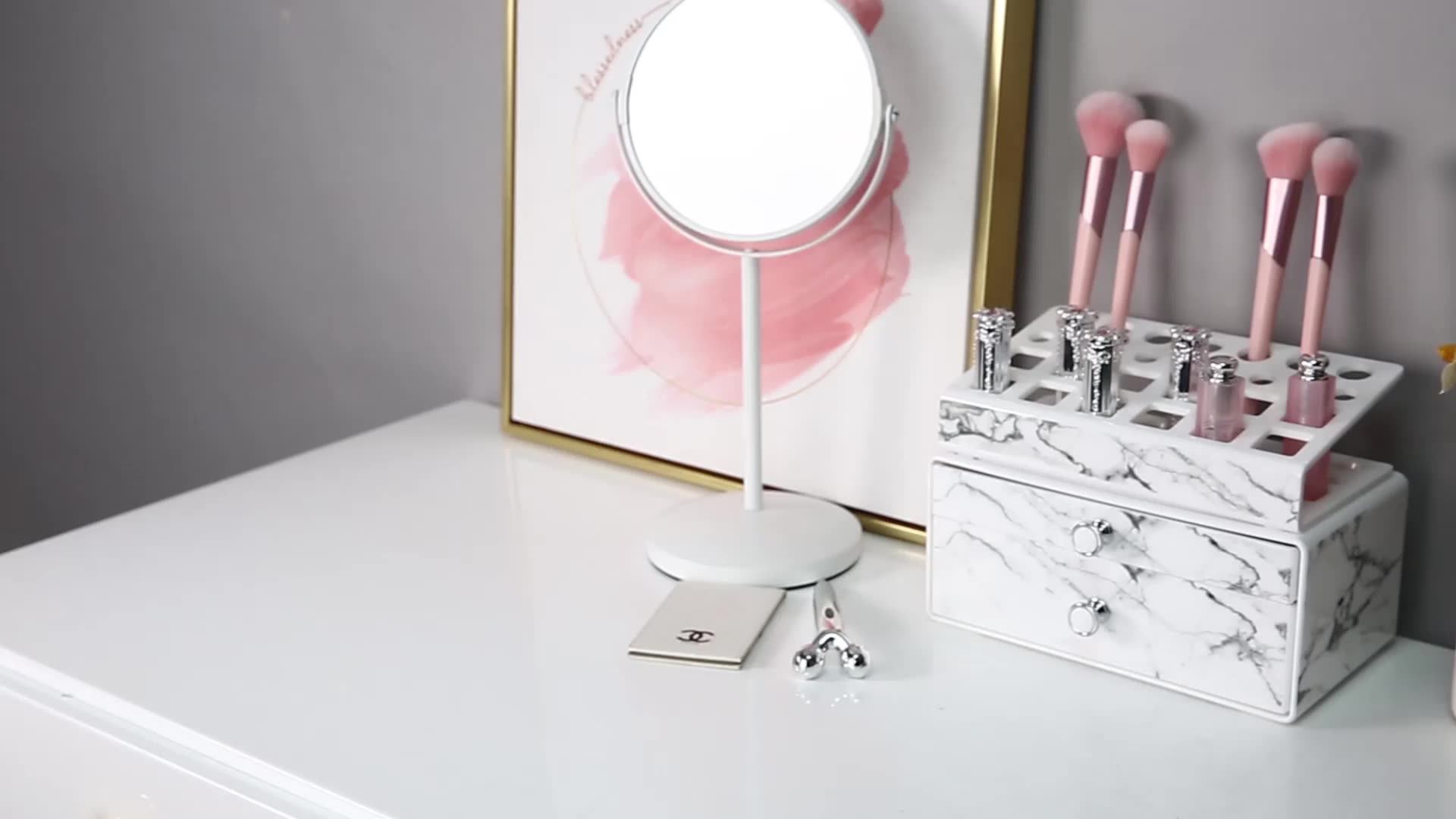 Wholesale Multilayers Acrylic Makeup Organizer With Drawers Plastic