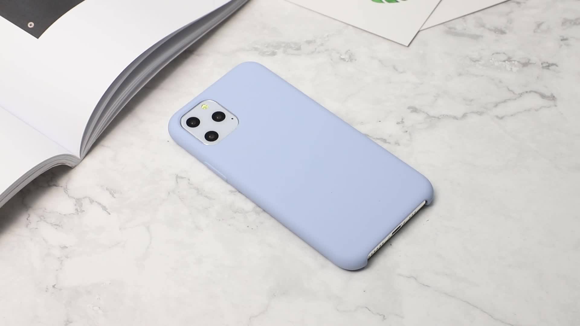 2019 Wholesale Custom Liquid Silicone Mobile Accessories Back Cover