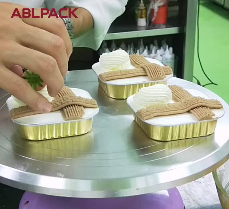 300ml Cupcake Liners/ Baking Pan/buttercream Tray/pie Case Aluminum