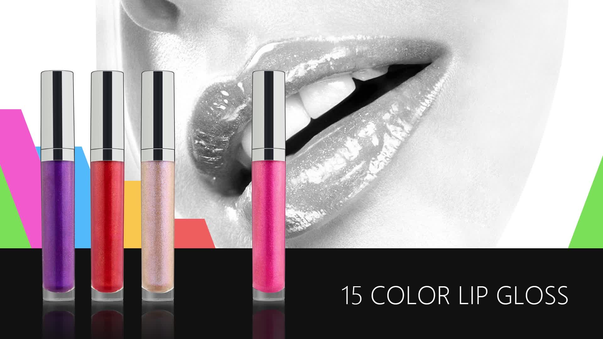 Lip Gloss Vendor Wholesale High Pigment Clear Private Label Glitter