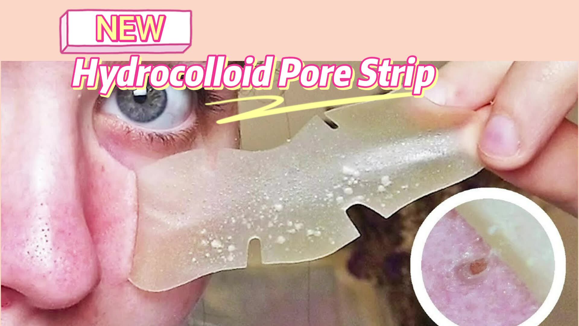 Trummed Hydrocolloid Nose Patch Hydrocolloid Blackhead Strips Nose Pore ...