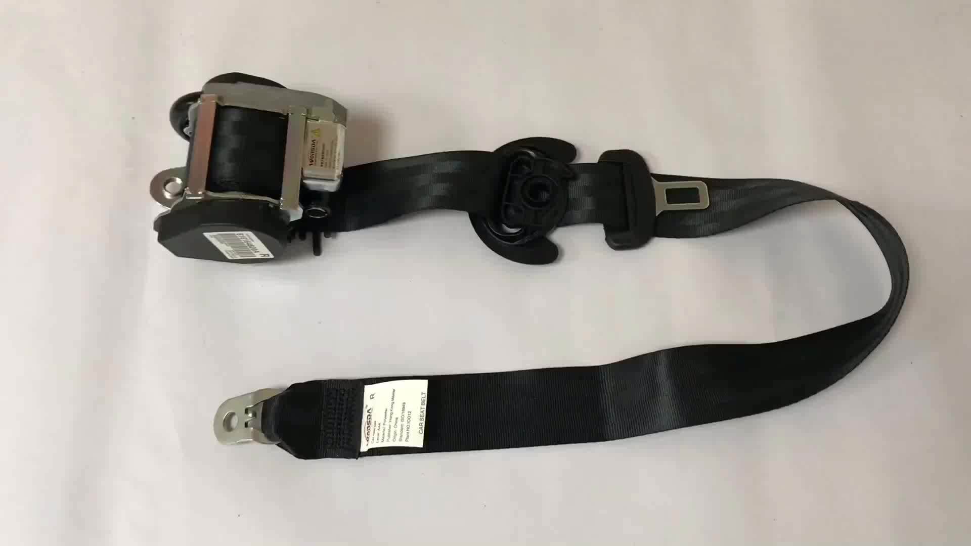 High Quality Universal Auto Parts Retractor 3 Point Safety Seat Belt