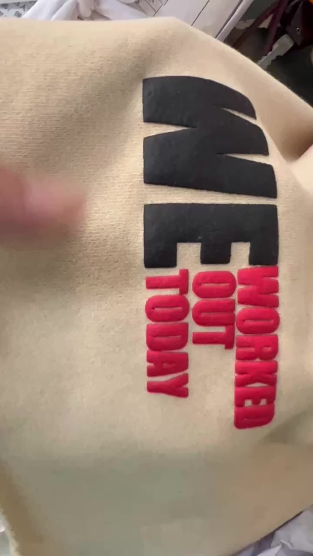 Wholesale Y2k Streetwear Custom 3d Screen Printed Puff Print Men Hoodie