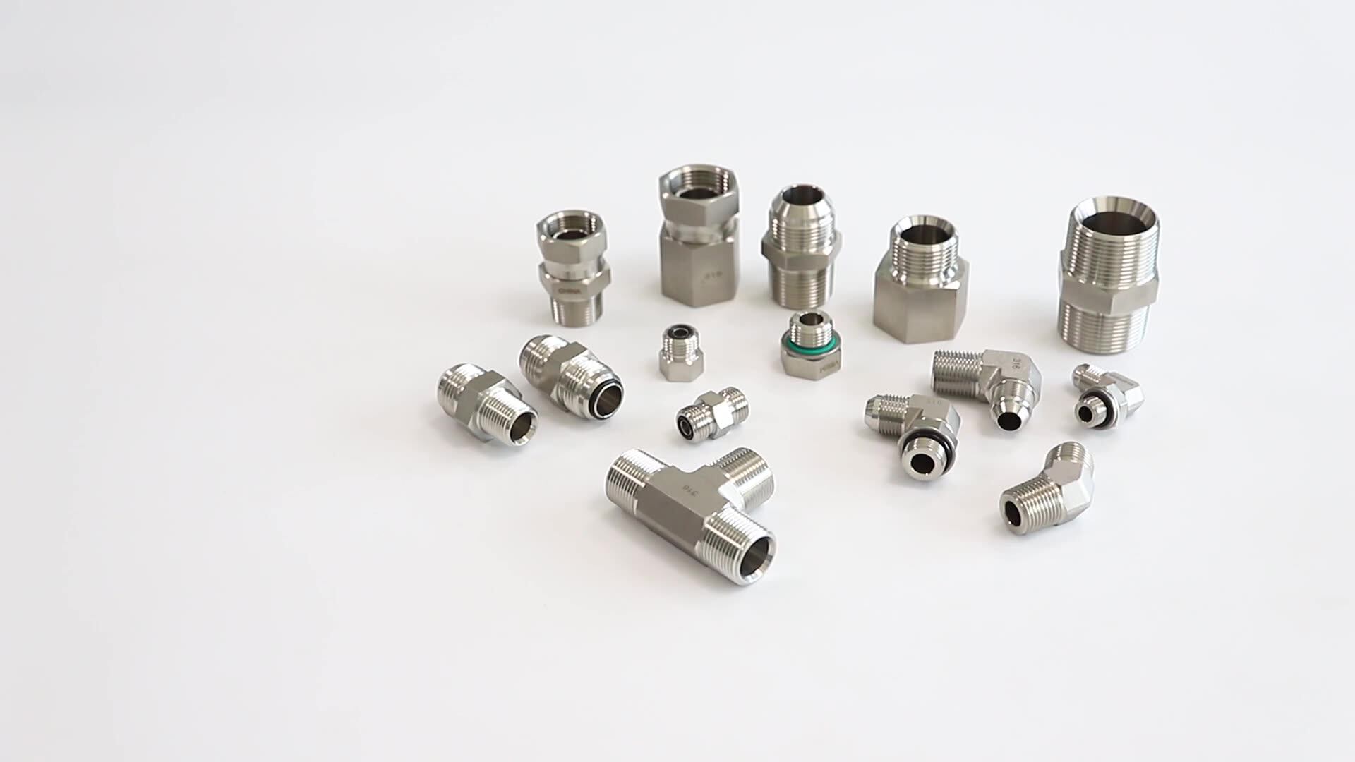 Stainless Steel Bsp Npt Jic Hydraulic Fittings And Adapters Buy
