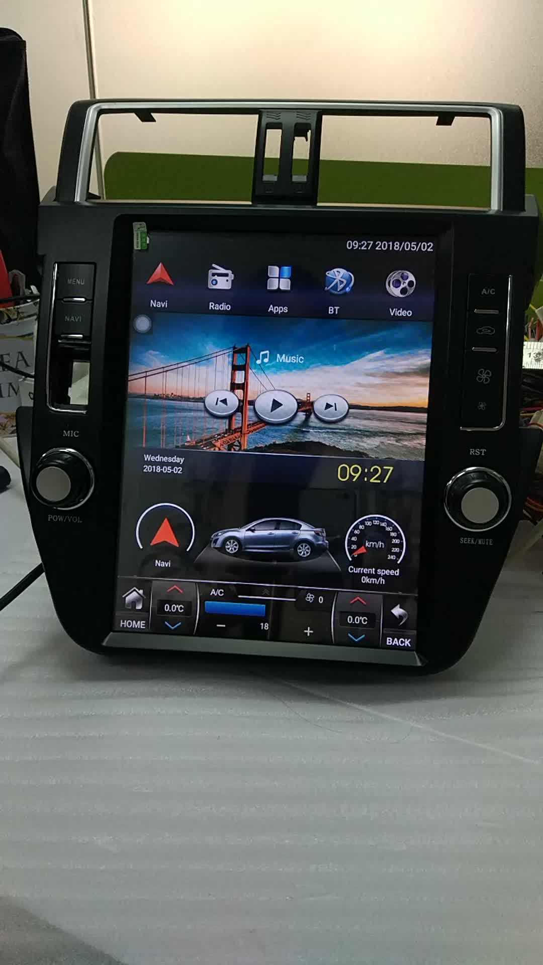 Newly Promotion!! Android Car Video Player For Toyota Prado 12inch Car