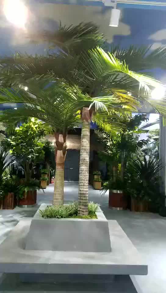Large Outdoor Artificial Fiberglass Coconut Trees For Landscaping Buy