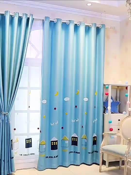 Lovely Japan Korea Pink Window Curtain For Girls Baby Bedroom Cute Lace Colorful Butterfly Princess Window