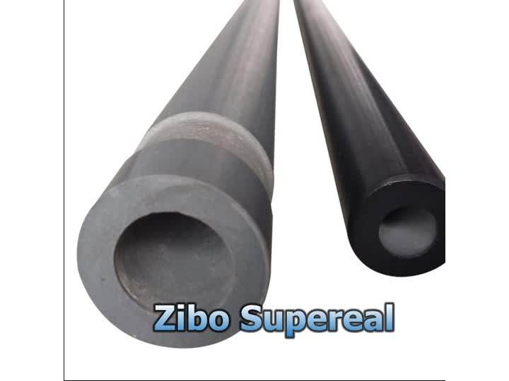 Refractory Sisic Silicon Carbide Ceramic Roller / Ceramic Tube For