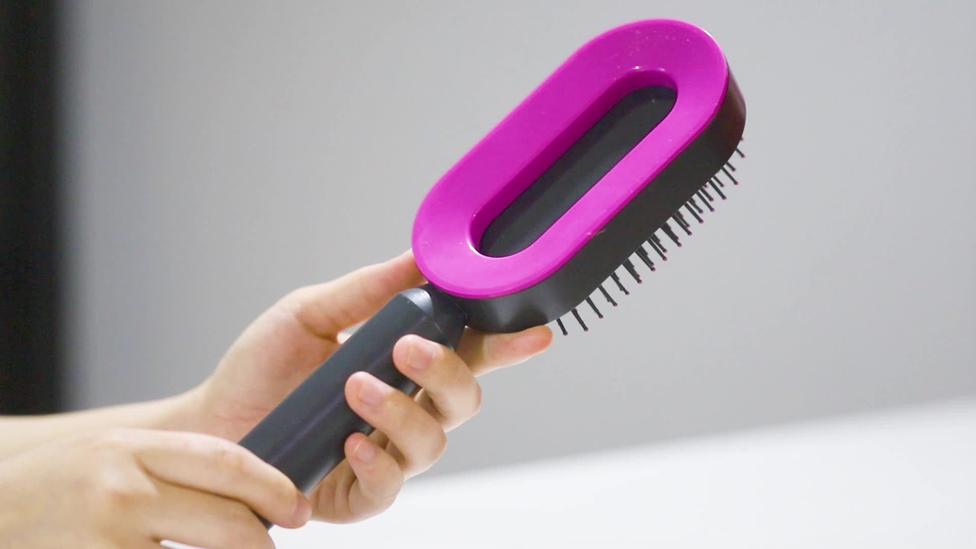 Hair Combs Hair Lint Remover Brush With Selfcleaning Base 3d Quick