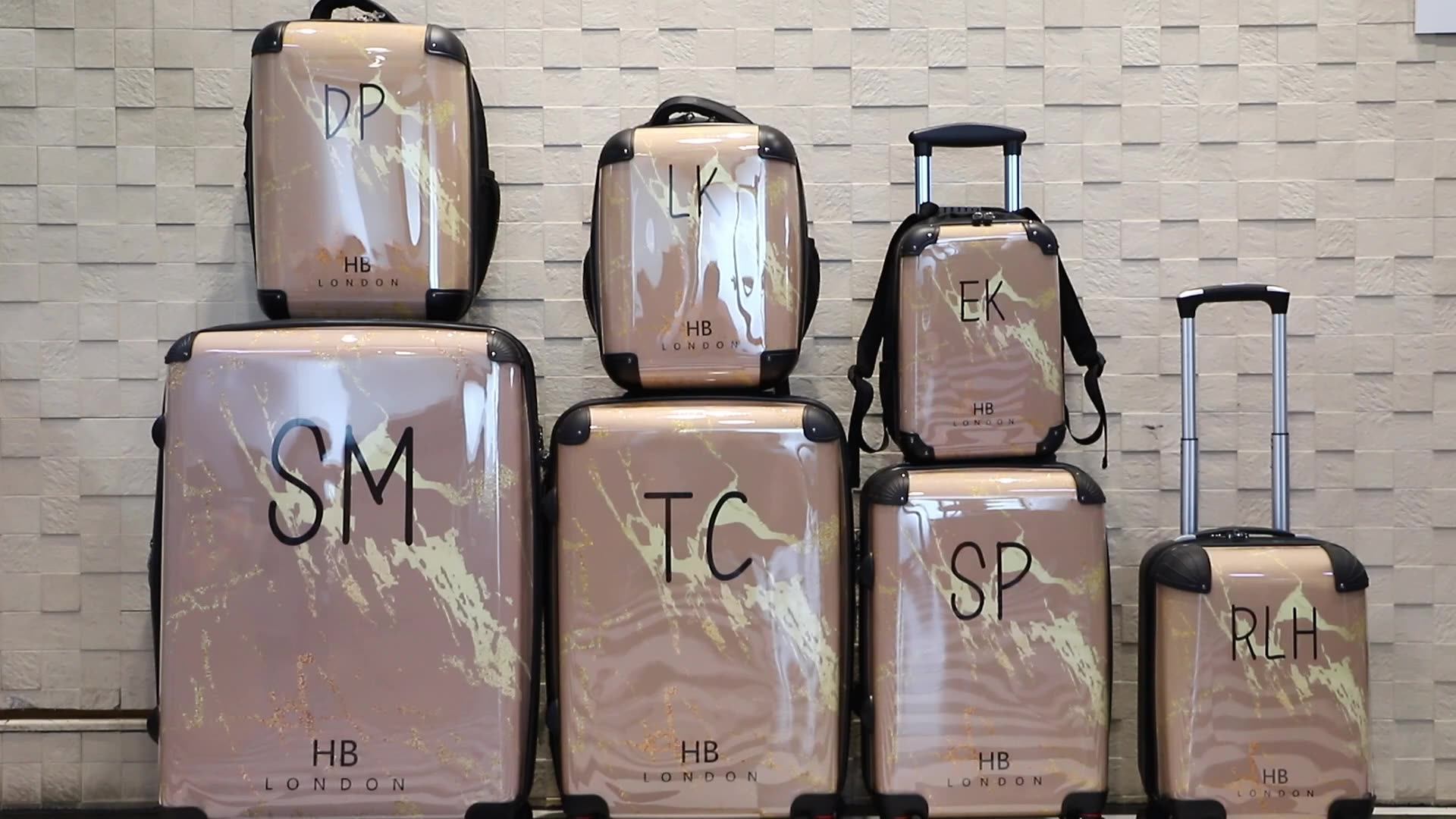 New Model Customized Design Transparent Clear PC Luggage Customize