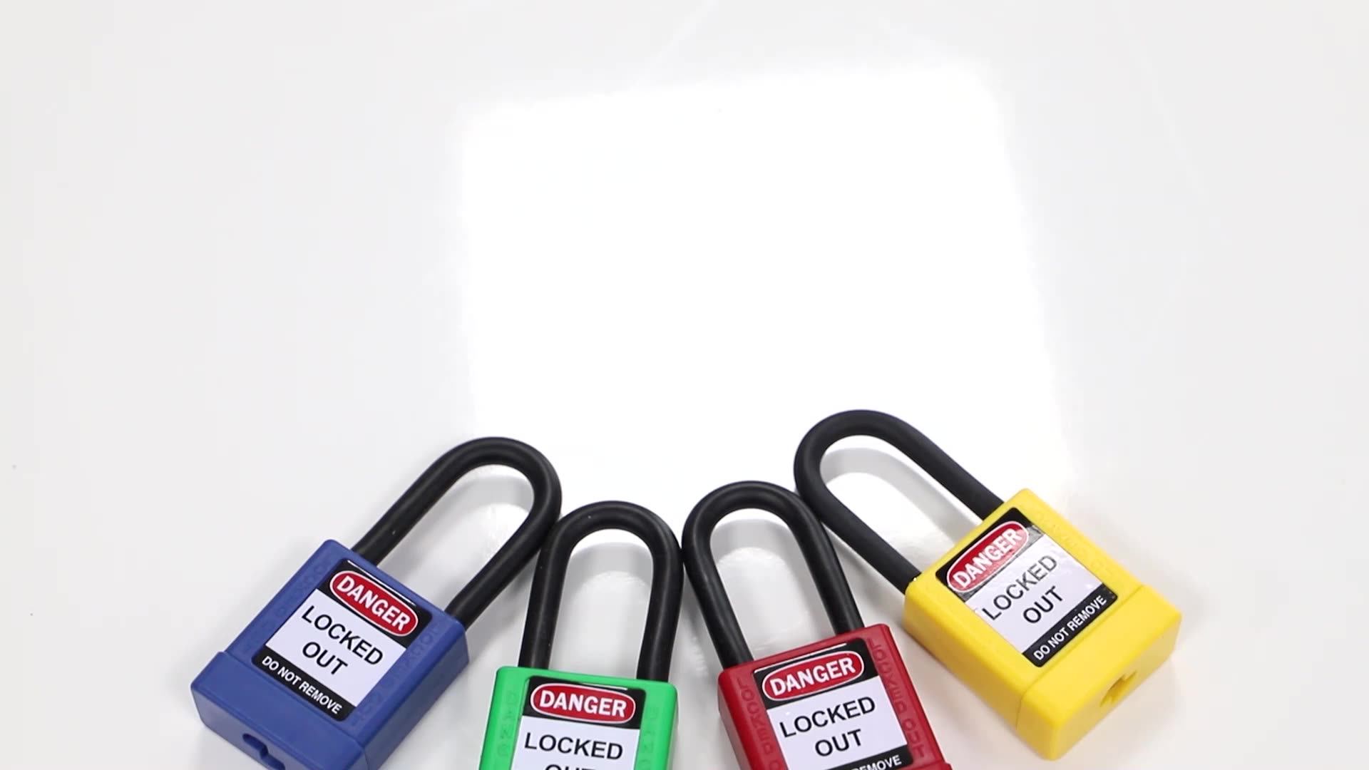 Oem Manufacturer Loto Insulated Safety Padlock With Keyed Alike For