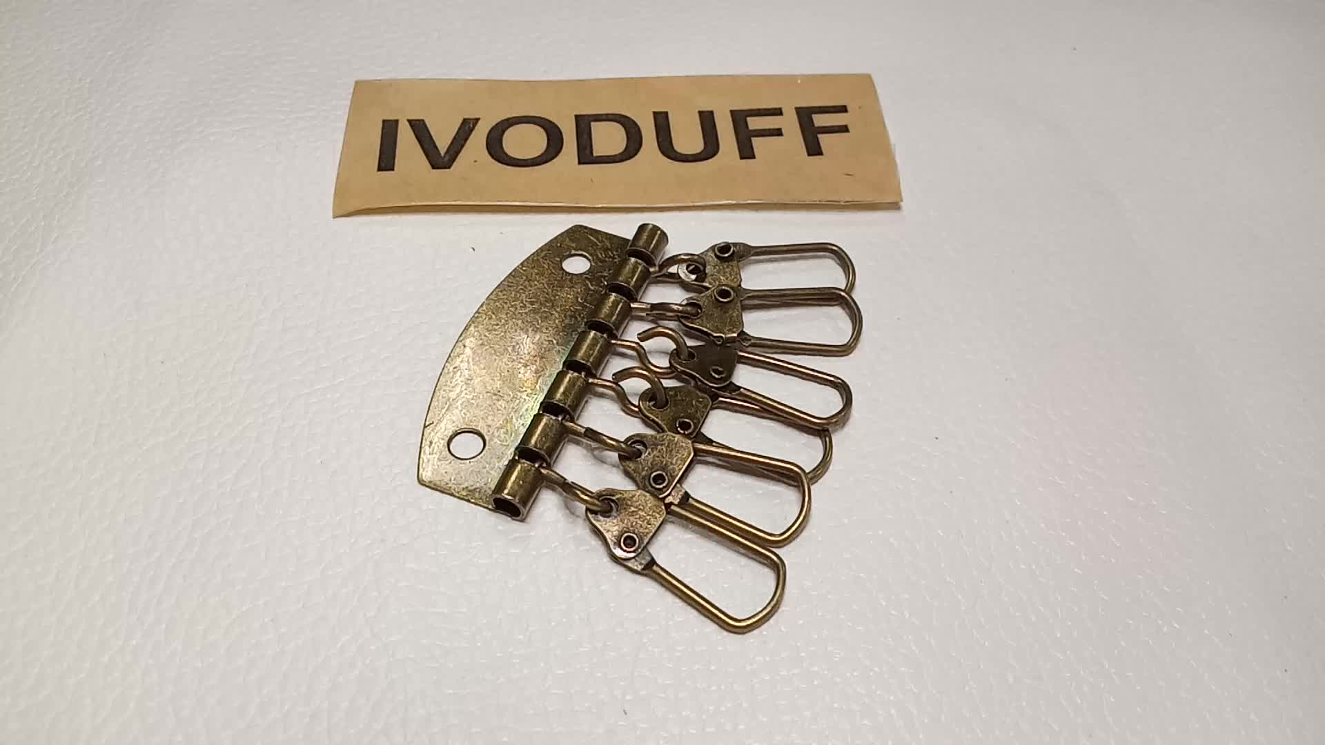 Wholesale 6 Hooks Keychain For Wallet,Metal Keychain For Id Card Holder