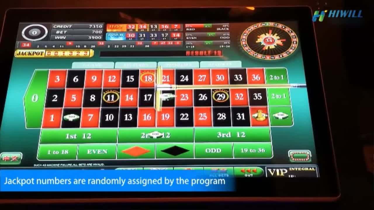 Hiwill Jackpot Electronics Roulette Machine Bonus Ruleta Machine 8